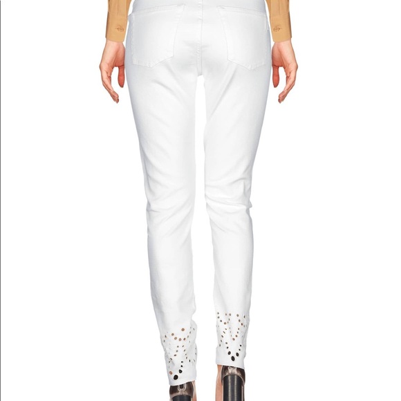 Saint Laurent White Denim Jeans Size 27 - Picture 2 of 7